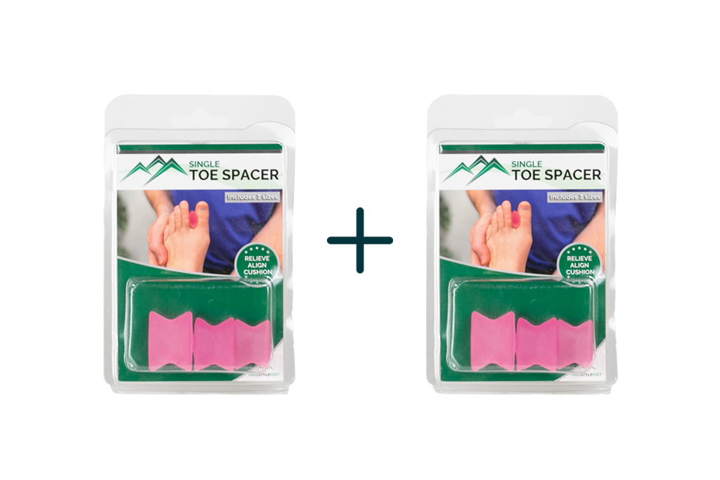Twin Toe Spacers - Twin Pack - Set of 6