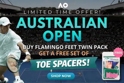 Twin Flamingos - Silicone Toe Spreaders - Twin Pack