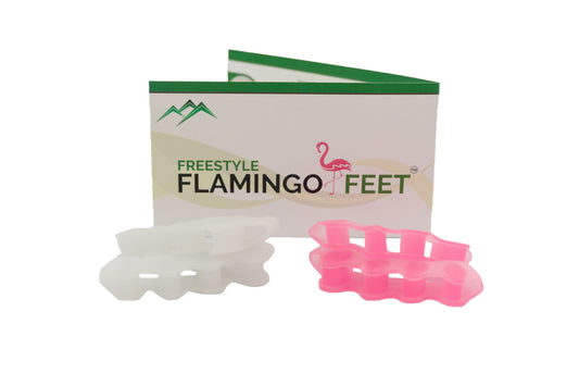 Twin Flamingos - Silicone Toe Spreaders - Twin Pack